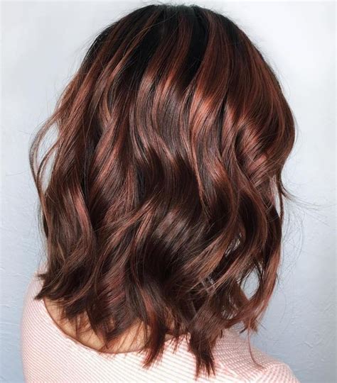 We love how the white tee makes the red ends really pop. Red Highlights Ideas for Blonde, Brown and Black Hair