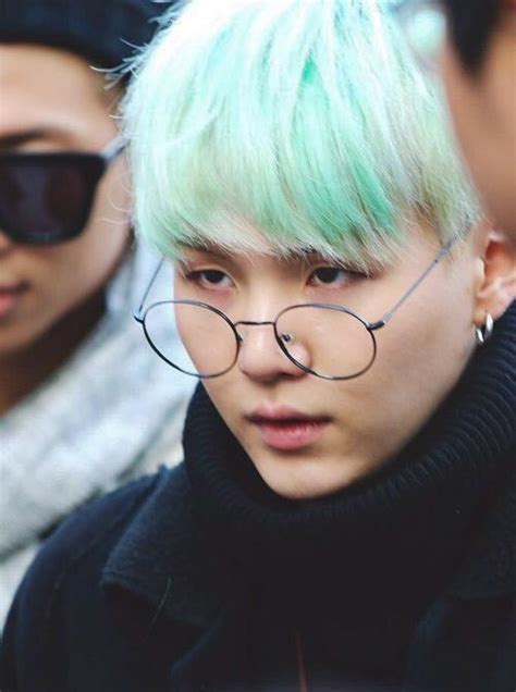 On Twitter Min Yoongi Bts Hair Colors Mint Hair