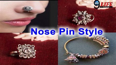 Silver Antique Nose Pin Collection And Style Trendy Silver Nose