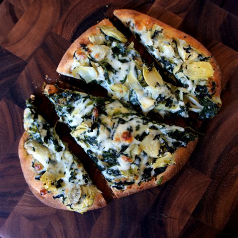 If you get a chance to try this three cheese pesto spinach flatbread pizza, let me know! Spinach and Artichoke Flat Bread Pizza - I Wash... You Dry