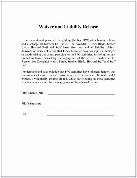 Trampoline Waiver Form Free Form Resume Examples Azdym Rd