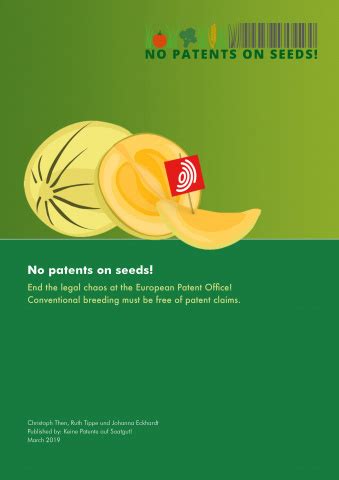 End The Legal Chaos At The European Patent Office No Patents On Seeds