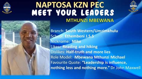 Meet Your Leaders Servewithdignity Naptosa Kzn Page