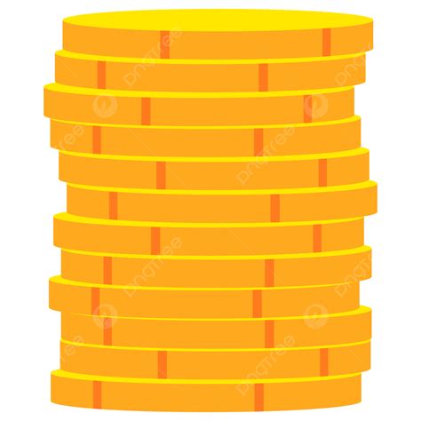 Stacked Gold Coins Png Vector Psd And Clipart With Transparent