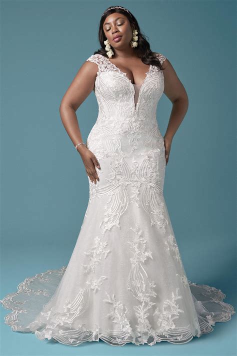 20 gorgeous plus size wedding dresses. Keenan Lynette Wedding Dress from Maggie Sottero - hitched ...