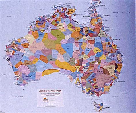 Aboriginal Tribes Of Australia Map