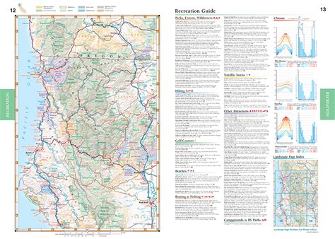 California Road And Recreation Atlas Benchmark Maps