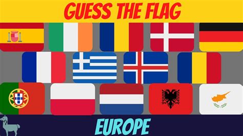 Name Every Flag In Europe Geography Quiz Youtube
