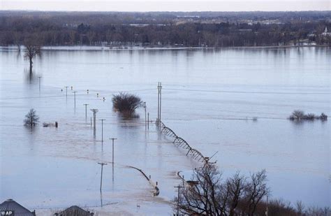 Nebraska Submerged After Bomb Cyclone Wreaks Havoc Across Midwestern