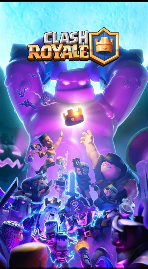 The Season 4 Poster Clash Royal Theme Hallowen Poster Clash Royale