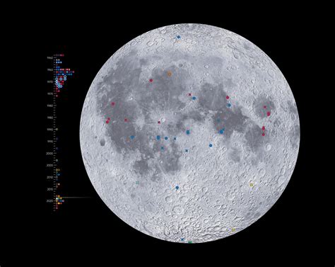 Our Newest Moon Map Explore 50 Years Of Lunar Visits