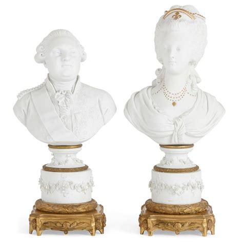 Porcelain Busts Of Louis Xvi And Marie Antoinette In Style Of Sèvres