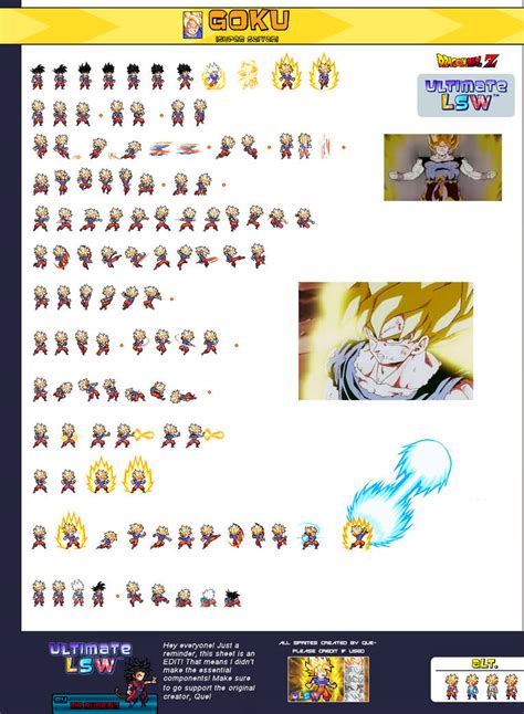 Ssj4 Goku Sprite Sheet By Thepreciousretard On Deviantart Vrogue