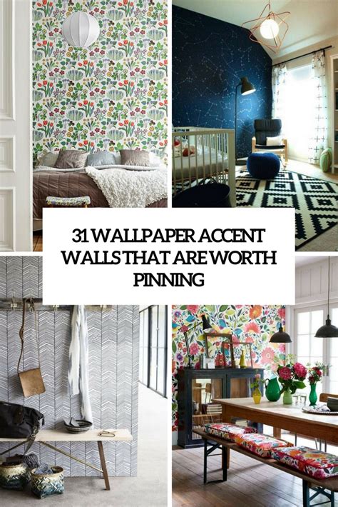 20 Wonderful Wallpaper Accent Wall Living Room Home Decoration