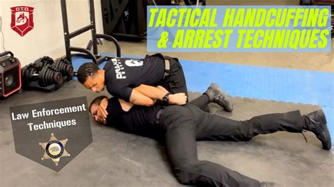 Arrest Tactical Handcuffing Training Law Enforcement Techniques