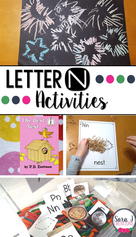 Letter N Activities  Sara J Creations