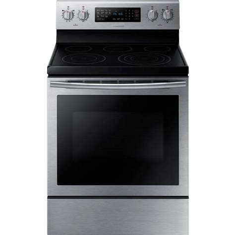 Samsung 30 In 59 Cu Ft Electric Range With Self Cleaning Convection