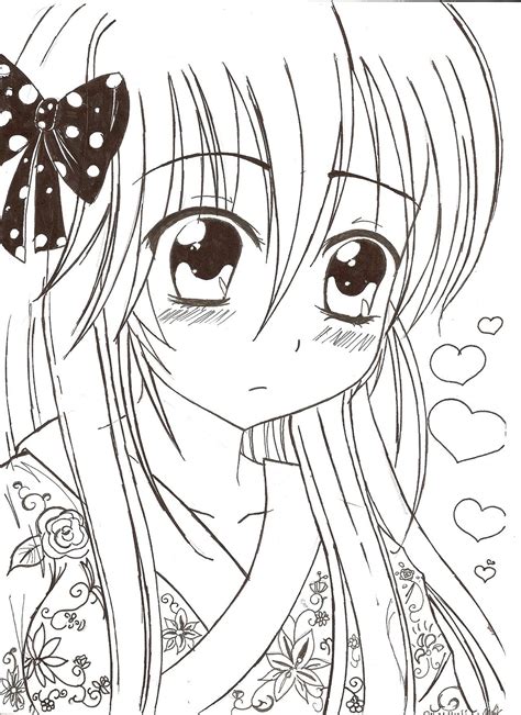 Anime Kawaii Girl Oc By Razor Sensei On Deviantart Anime Drawing