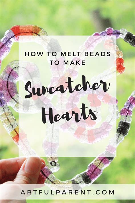 How To Melt Beads To Make Suncatcher Hearts