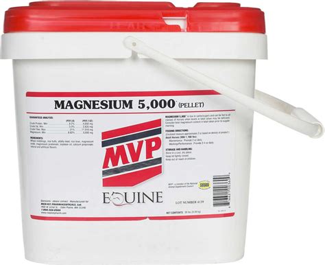 Supplements are expensive, here is a primer to guide you. Magnesium 5,000 Med-Vet Pharmaceuticals ( - Supplements ...