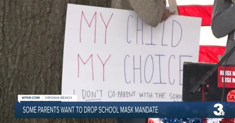 Virginia Beach Parents Rally To Unmask Their Kids Inside Classrooms