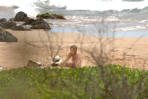 Ashley Benson Topless At The Beach In Hawaii