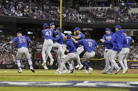 Texas Rangers Win First World Series Title With 5 0 Win Over