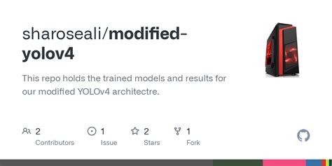 Github Sharoseali Modified Yolov This Repo Holds The Trained Models