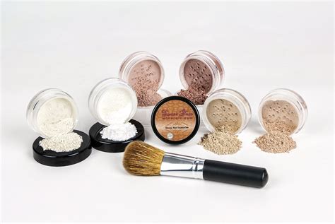 Mineral Makeup Xxl Kit W Flawless Face Brush Full Size Set Sheer Bare Skin Powder Cover Light