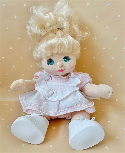 Vintage Mattel My Child Doll Blonde Charcoal Makeup Canadian Etsy