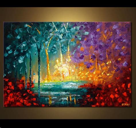 Abstract Paintings By Osnat Fine Art Magical Forest Original