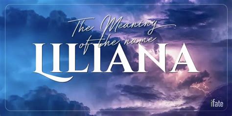 What The Name Liliana Means And What Numerologists Say About It