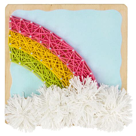 String Art Kit Bigger Size Canvas Diy Color Rainbow Art String