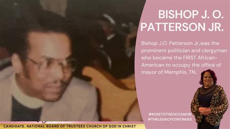 Who Is Bishop Jo Patterson Jr Did You Know That Bishop Jo