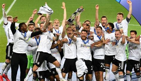 Nmecha erzielte nach 49 minuten den goldenen treffer zum endstand und ist mit vier turniertreffern auch torschützenkönig der em. U21 EM Finale: Deutschland feiert nach Sieg gegen Portugal ...
