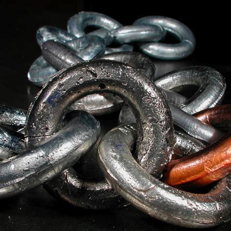 Acme iron and metal is the largest scrap metal recycler in new mexico. Link in multi-metal chain, a sample of the element Iron in ...