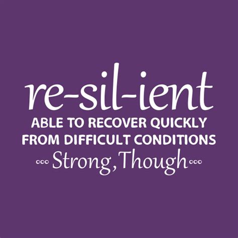 Resilient Definition Able To Recover Quickly From Difficult Conditions