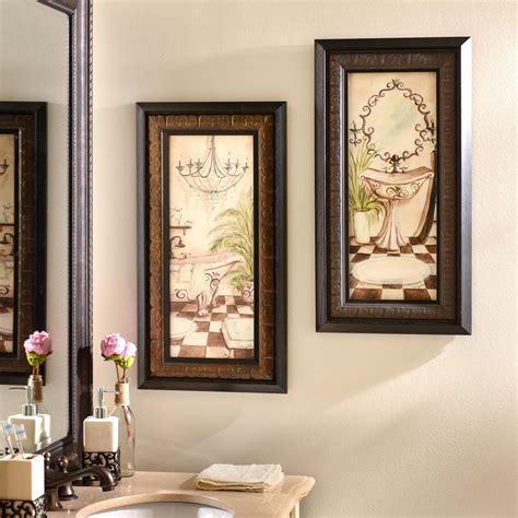 Farmhouse white bush i by marcy chapman. Azul Bath Framed Art Print, Set of 2 | Kirkland home decor ...