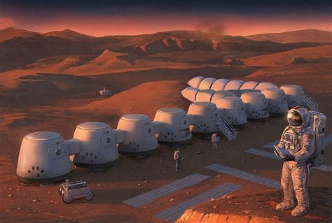 Mars Colonization On Behance Colonization Mars Exploration Mars Colony