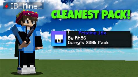The Cleanest Pvp Texture Pack Clean Pristine 16x Fps Boost Youtube