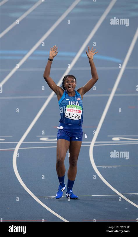 Usa Sprinter Breanna Clark Wins The Gold Medal In The Womens 400