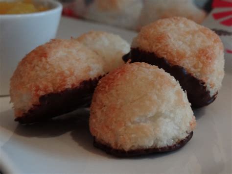 Rochers noix de coco au chocolat noir
