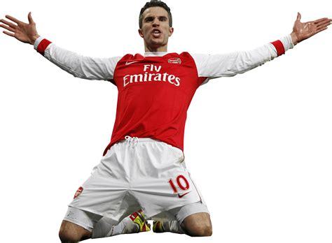 Robin van Persie Arsenal football render - FootyRenders