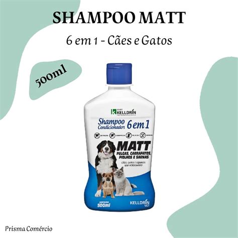 Shampoo E Condicionador Matt Para C Es E Gatos Em Kelldrin