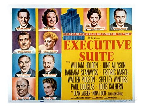 Burnses and mortons choosing movie to william holden plays walling, the youngest of all the executives. The Man on the Flying Trapeze: "Executive Suite," or ...