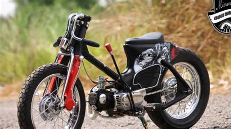 ¡tu nueva honda te espera! Steet Cub Built by Minority Custom Motorcycles - YouTube