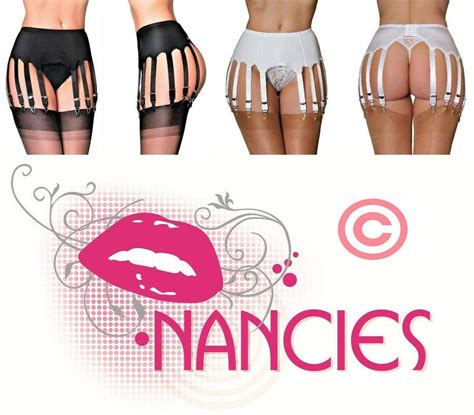 Nancies Lingerie Lycra Strap Suspender Garter Belt For Stockings NL