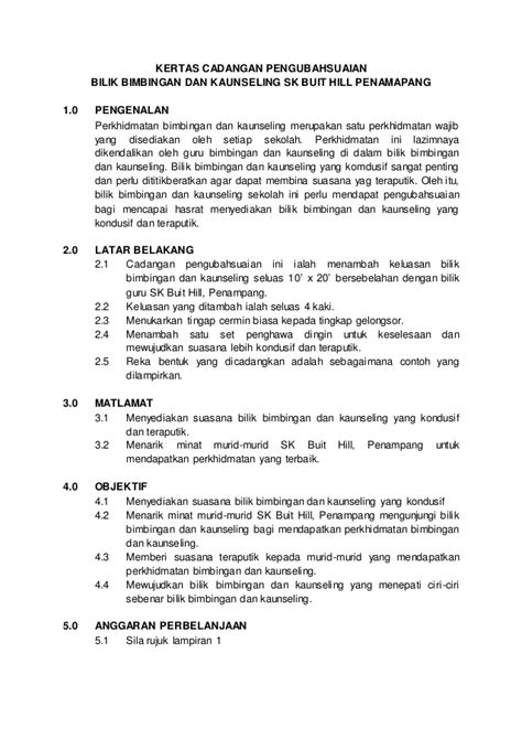 Maybe you would like to learn more about one of these? Kertas kerja mohon sumbangan bilik kaunseling | Linkedin ...