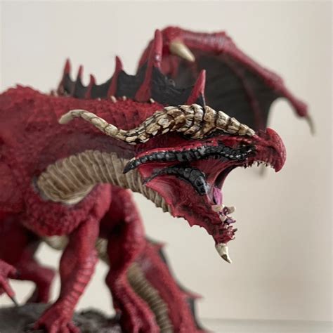 Legendary Red Dragon Dungeon And Dragons 3d Printed 4 Inch Etsy