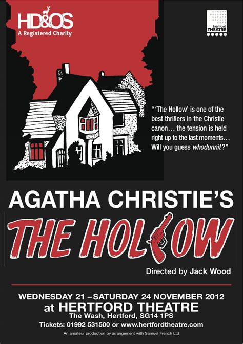 Agatha Christie's The Hollow :: Hertford Dramatic and Operatic Society